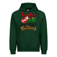 Forest Green Santa here we have cookies Urban Hoodie - NancyCooperArtShop