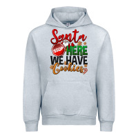 Heather Grey Santa here we have cookies Urban Hoodie - NancyCooperArtShop