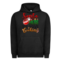 Pigment Black Santa here we have cookies Urban Hoodie - NancyCooperArtShop