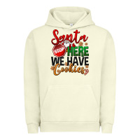 Pigment Pistachio Santa here we have cookies Urban Hoodie - NancyCooperArtShop