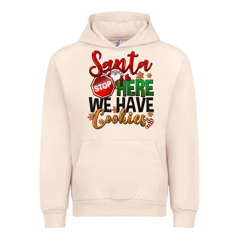 Santa Here We Have Cookies Urban Hoodie by NancyCooperArtShop | Teevron