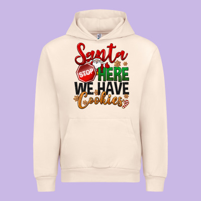 Santa Here We Have Cookies Urban Hoodie Designed By Nancycooperartshop