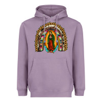 Lavender our lady of guadalupe rainbow Heavyweight Hoodie - JahusDesignShop