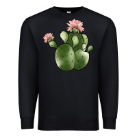 Black cactus Premium Sweatshirt - JahusDesignShop