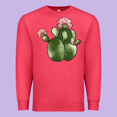 Cactus Premium Sweatshirt Designed By Jahusdesignshop