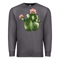 Charcoal Heather cactus Premium Sweatshirt - JahusDesignShop