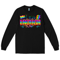 Black i am enough Long Sleeve Tee - Zillion Design Studio