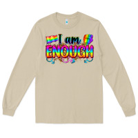 Mushroom i am enough Long Sleeve Tee - Zillion Design Studio