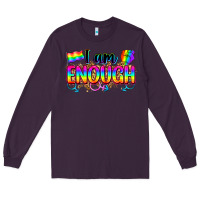 Plum i am enough Long Sleeve Tee - Zillion Design Studio