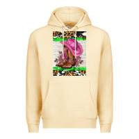 Pina Colada cowgitl hat and roses Premium Hoodie - AdoDesignShop