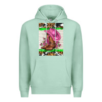 Seafoam cowgitl hat and roses Premium Hoodie - AdoDesignShop