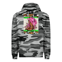 Slate Camo cowgitl hat and roses Premium Hoodie - AdoDesignShop