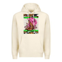 Tofu cowgitl hat and roses Premium Hoodie - AdoDesignShop