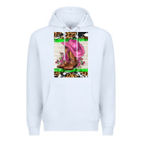 White cowgitl hat and roses Premium Hoodie - AdoDesignShop