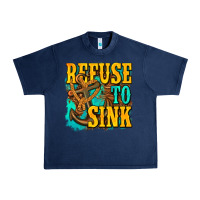 Navy refuse to sink western Urban Heavy Tee - texasbilliewilder