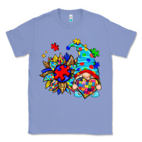 Colony Blue autism sunflower gnome Classic Tee - Zillion Design Studio