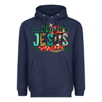 Navy all my hope is in jesus Heavyweight Hoodie - Jasminsmagicworld