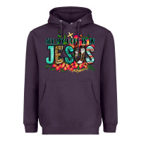Plum all my hope is in jesus Heavyweight Hoodie - Jasminsmagicworld