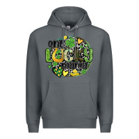 Rock one lucky mama Premium Hoodie - MaliasSmallBusiness