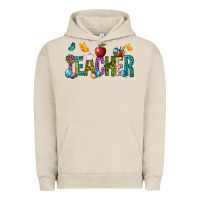 Pigment French Oak Easter Teacher Urban Hoodie - NancyCooperArtShop