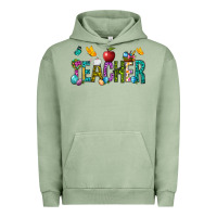 Pigment Oil Green Easter Teacher Urban Hoodie - NancyCooperArtShop