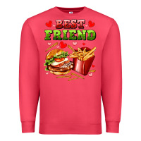 Cardinal best friend hamburger potatoes Premium Sweatshirt - AdoDesignShop