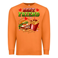 Carrot best friend hamburger potatoes Premium Sweatshirt - AdoDesignShop
