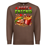Chestnut best friend hamburger potatoes Premium Sweatshirt - AdoDesignShop