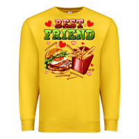 Lemon best friend hamburger potatoes Premium Sweatshirt - AdoDesignShop