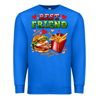True Royal best friend hamburger potatoes Premium Sweatshirt - AdoDesignShop