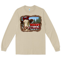 Mushroom merry christmas heifer cow with farm Long Sleeve Tee - RanaPortraitStore