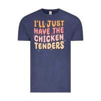 Vintage Denim i'll just have the chicken tenders Vintage Tee - MaliasSmallBusiness