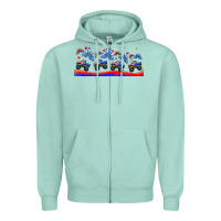 Seafoam american truck libbey glass Zipper Hoodie - HRA Design Shop