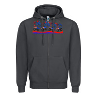Smoke american truck libbey glass Zipper Hoodie - HRA Design Shop