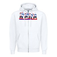 White american truck libbey glass Zipper Hoodie - HRA Design Shop