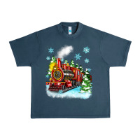 Midnight Navy christmas polar express Urban Heavy Tee - Zillion Design Studio