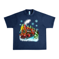 Navy christmas polar express Urban Heavy Tee - Zillion Design Studio