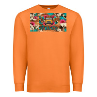 Carrot bus driver school bus cowhide license plate Premium Sweatshirt - Artiststas