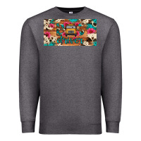 Charcoal Heather bus driver school bus cowhide license plate Premium Sweatshirt - Artiststas