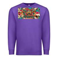 Purple bus driver school bus cowhide license plate Premium Sweatshirt - Artiststas