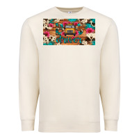 Sandshell bus driver school bus cowhide license plate Premium Sweatshirt - Artiststas