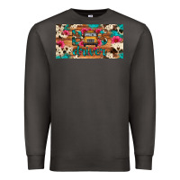 Smoke bus driver school bus cowhide license plate Premium Sweatshirt - Artiststas