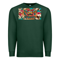 Sports Green bus driver school bus cowhide license plate Premium Sweatshirt - Artiststas