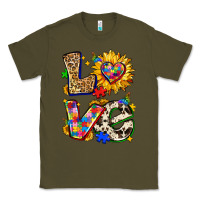 Army Green autism love Classic Tee - Zillion Design Studio