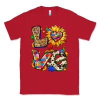 Red autism love Classic Tee - Zillion Design Studio