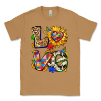 Toasted Coconut autism love Classic Tee - Zillion Design Studio