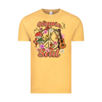 Vintage Mustard hippie soul Vintage Tee - MaliasSmallBusiness