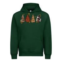 Forest Green howdy christmas trees Urban Hoodie - MaliasSmallBusiness