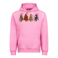 Fuchsia Pink howdy christmas trees Urban Hoodie - MaliasSmallBusiness