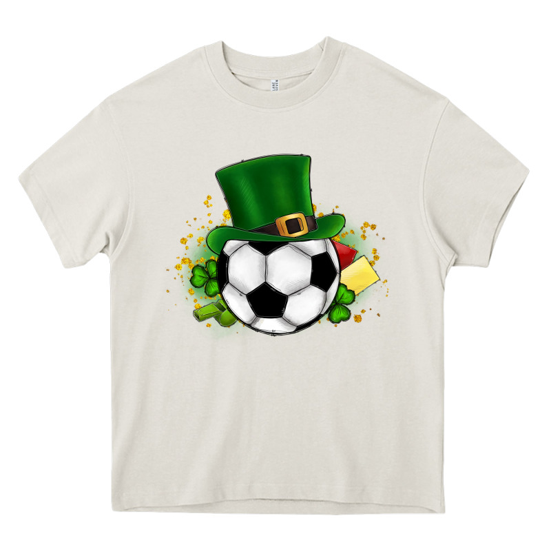 Football Ball Heavy Core Tee by CowhideDigitalArt | Teevron